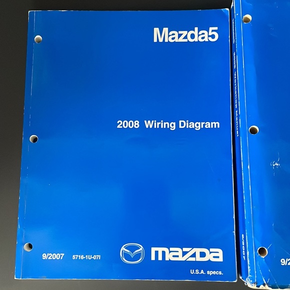 Mazda 5 2008 Workshop Manual Wiring Diagram Automotive Books Car Repair - Picture 3 of 13